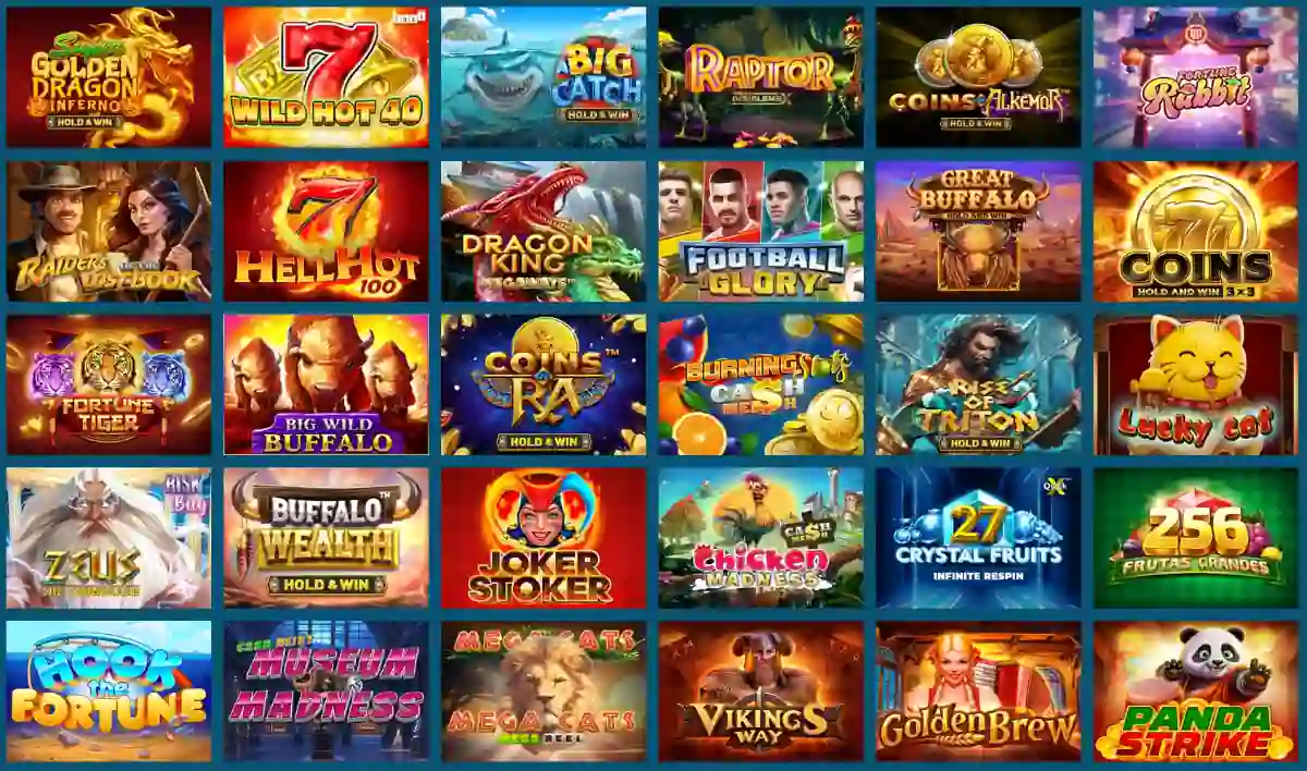 Providers & catalogue games, slots, live casino on Nalu Casino review